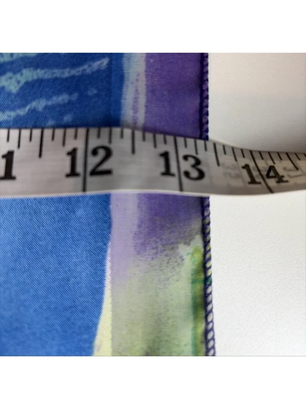 VTG Abstract Print Silky Scarf 60X13